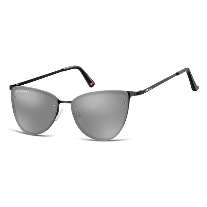Montana dámske slnečné okuliare strieborné zrkadlovky MS44A 65223310