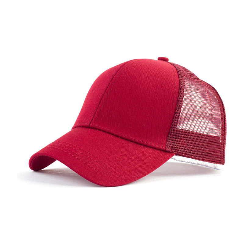 Carla Dámska šiltovka na cop Červená 65223416