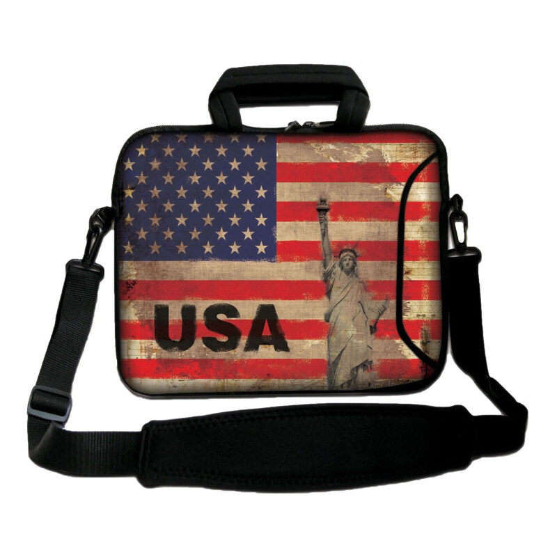 Huado taška cez rameno 15.6 Vlajka USA 65223501