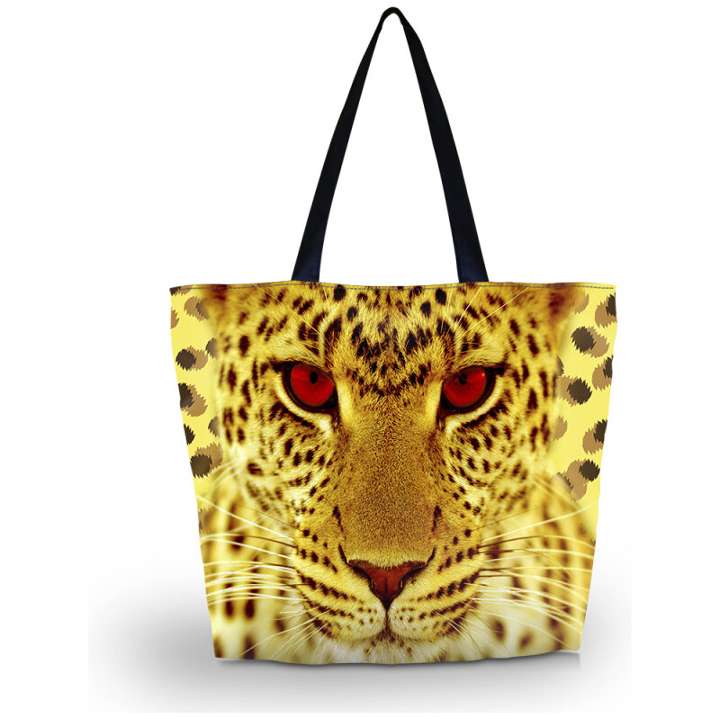 Huado nákupná a plážová taška - Leopardí kukuč 65223521