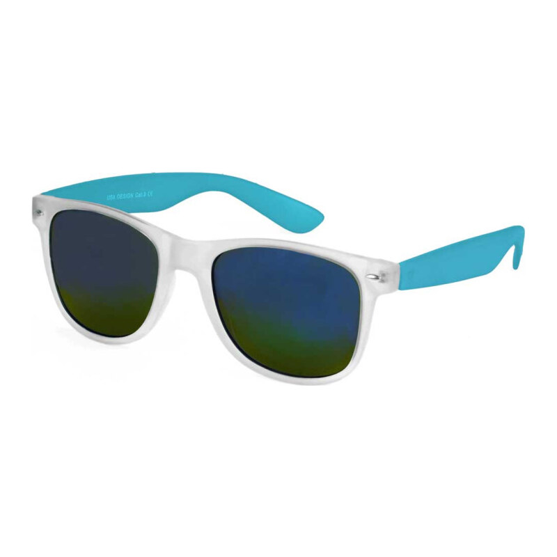 Wayfarer style Deep slnečné okuliare wayfarer Modré polo zrkadlovky 65223679