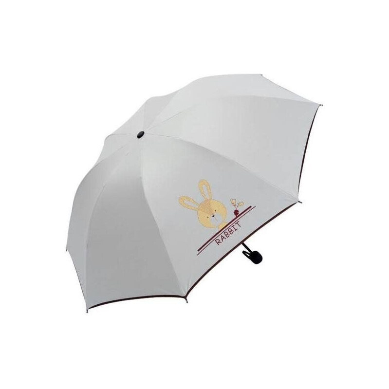 Carla Dámsky skladací dáždnik Biely Králiček 65223711