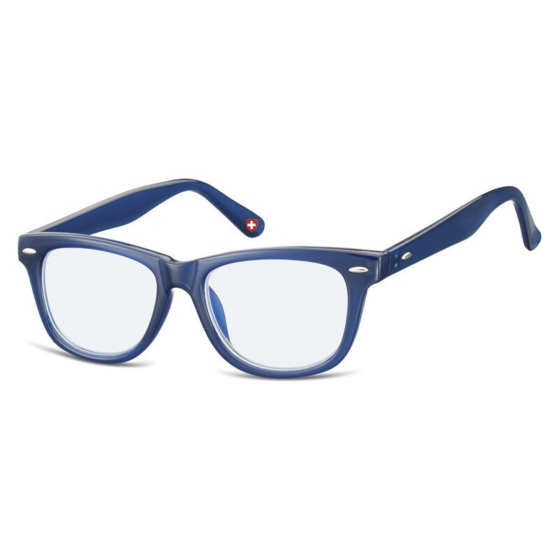 Lifestyle Detské okuliare blokujúce modré svetlo Wayfarer Modré 65223690