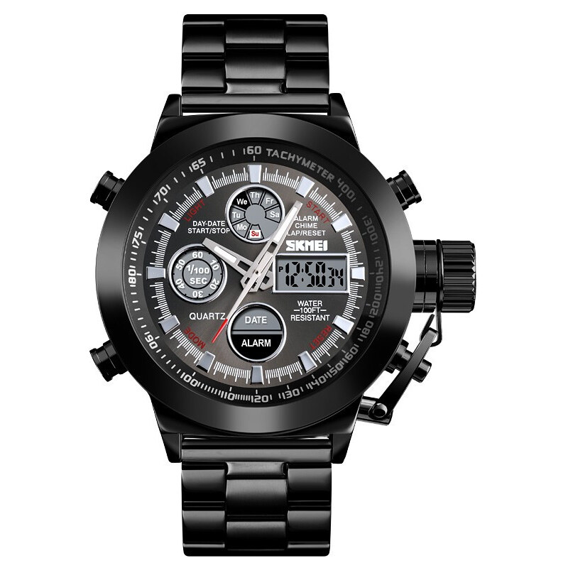 Skmei 1515 pánske duálne hodinky Duster Čierne 65223770
