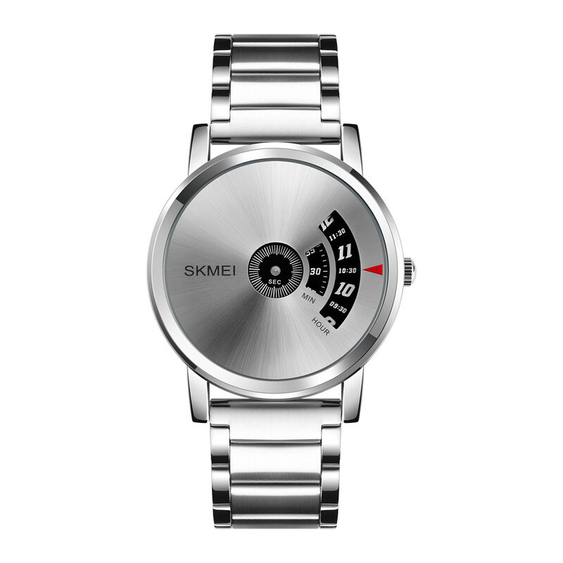 Skmei 1260 pánske hodinky Go round Strieborné 65223788