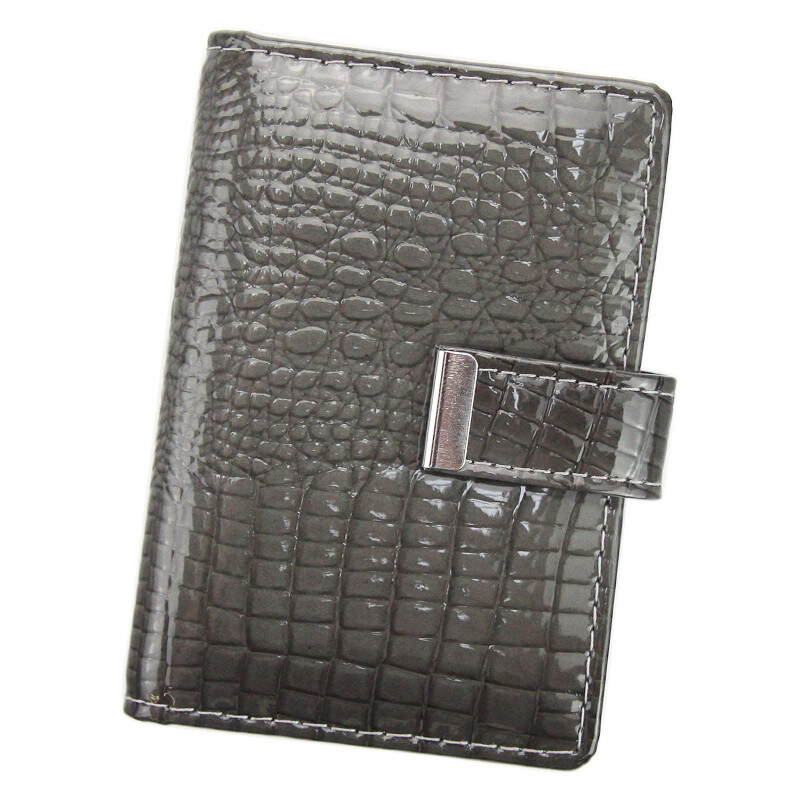 Jennifer Jones dámska lakované púzdro na karty Šedé 65223794