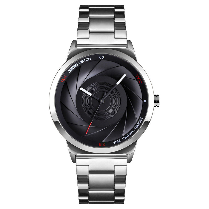 Skmei 9210 pánske hodinky Lens Shot Strieborno Čierne 65223856