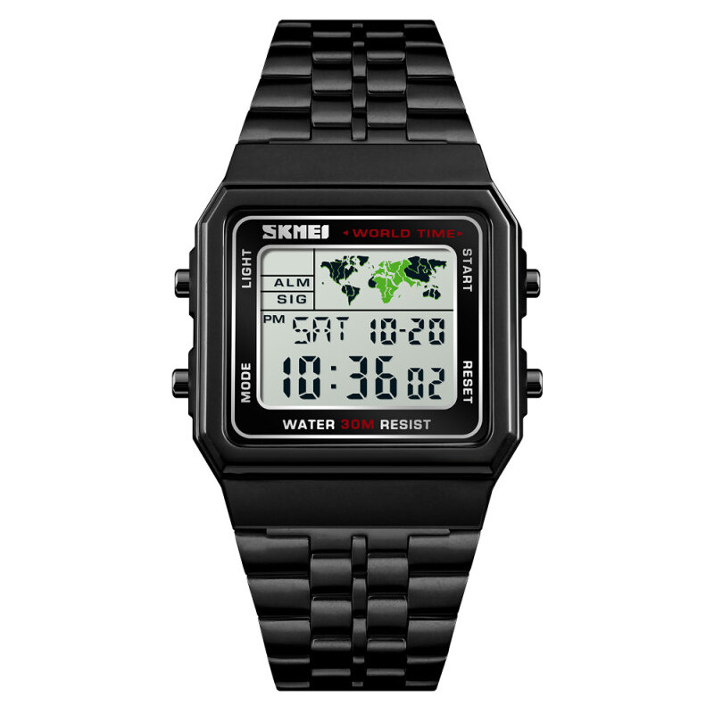 Skmei 1338 Digitálne hodinky Explorer Čierne 65223930