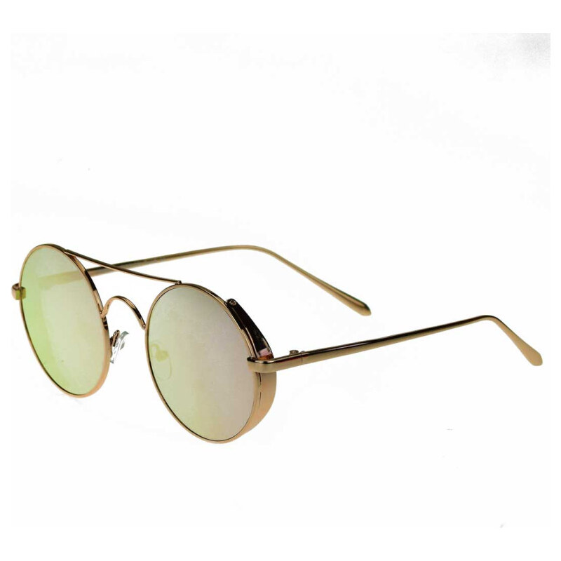 COTE slnečné okuliare Retro lenonky ružové zrkadlovky 65224098