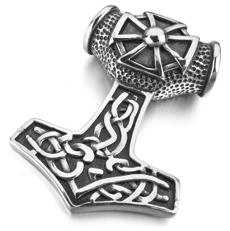 Impress Jewelry Prívesok z chirurgickej ocele Thórovho kladivo XXL 65224225