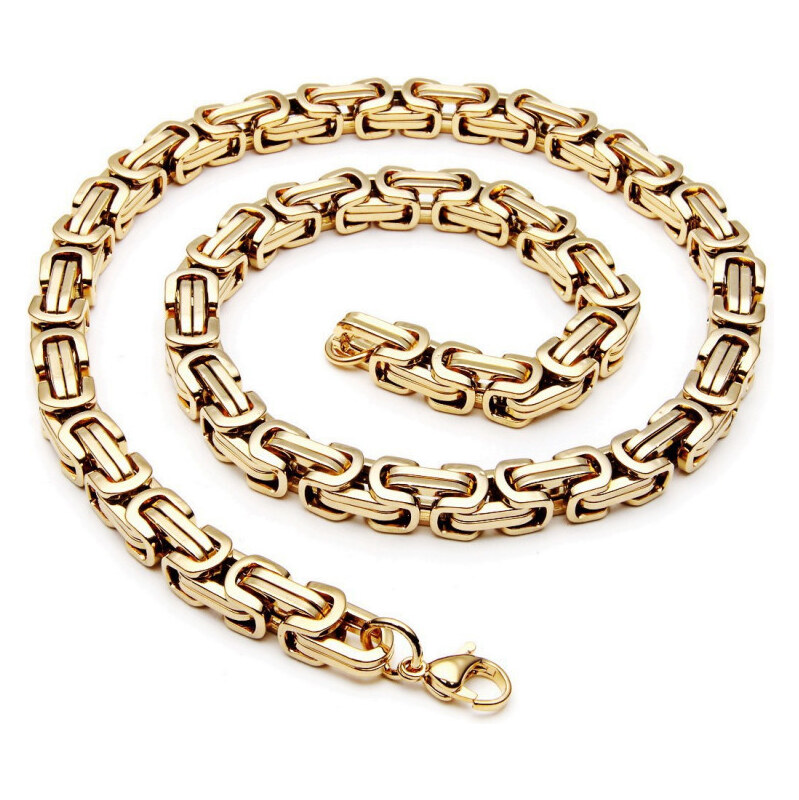 Impress Jewelry Retiazka z chirurgickej ocele Be Hard Gold 8m 65224232