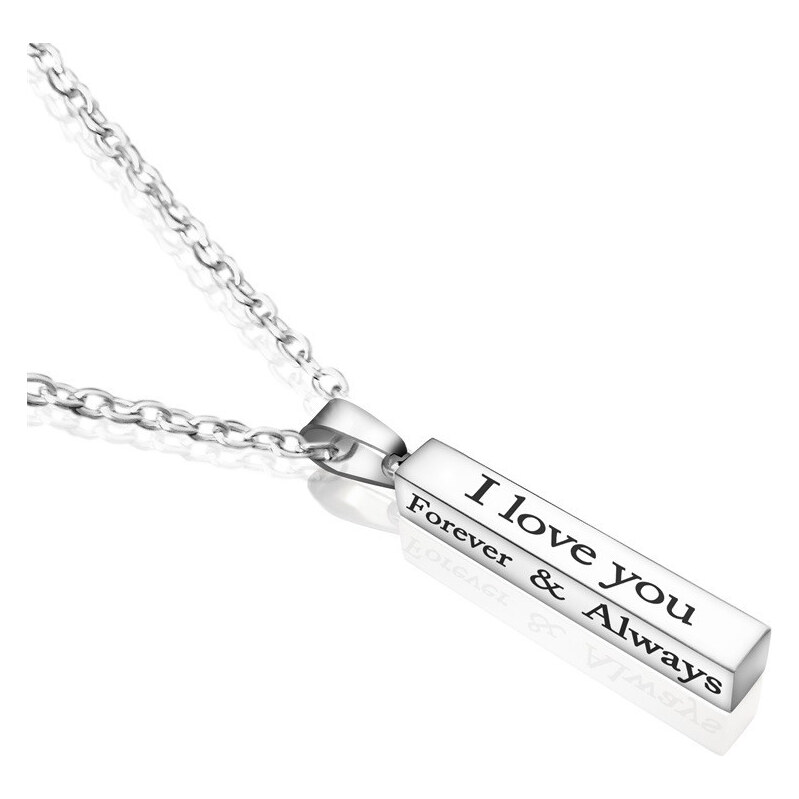Impress Jewelry Prívesok z chirurgickej ocele Love Forever 65224248