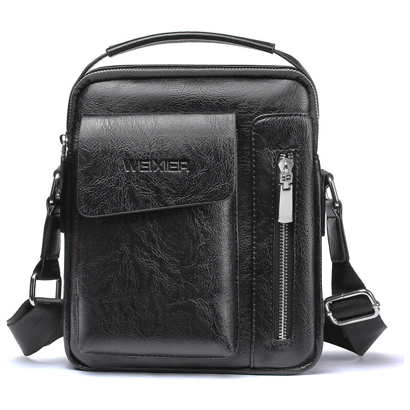WEIXIER pánska taška cez rameno Antonio čierna 65224269