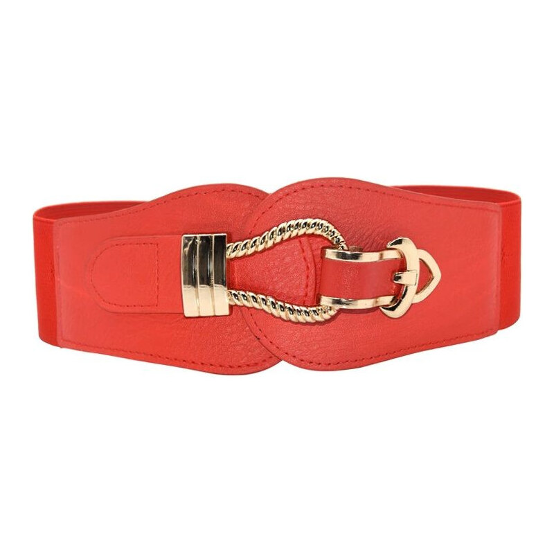 Lifestyle Dámsky strečový opasok na šaty Eva Červený 65224328