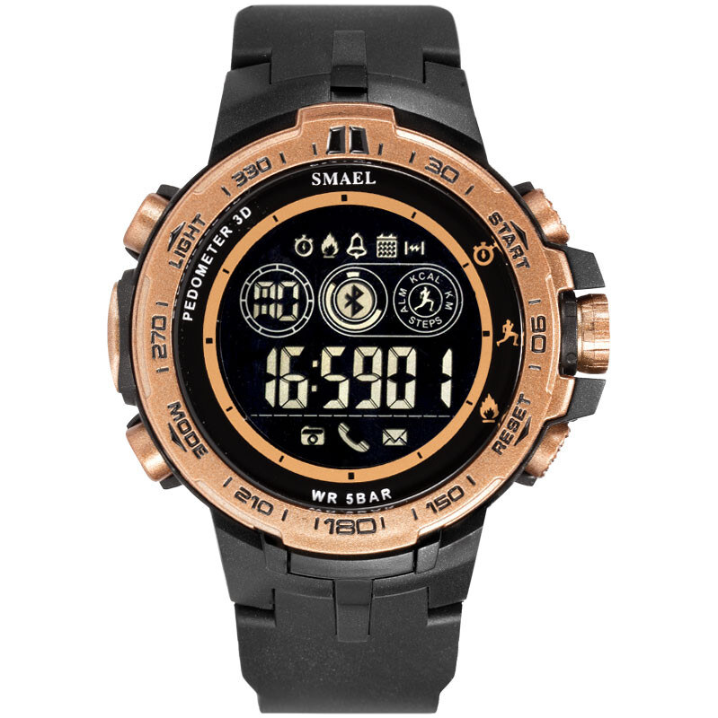 SMAEL 1802 Smart hodinky Bluetooth Master Zlato-čierne 65224395