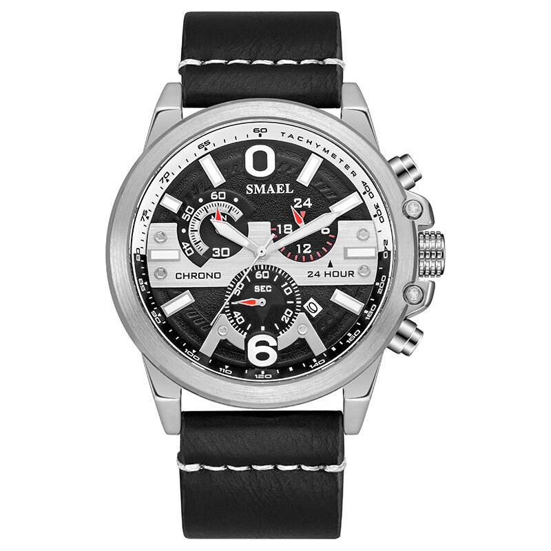 Smael 9010 Pánske analógové hodinky Čierne 65224441