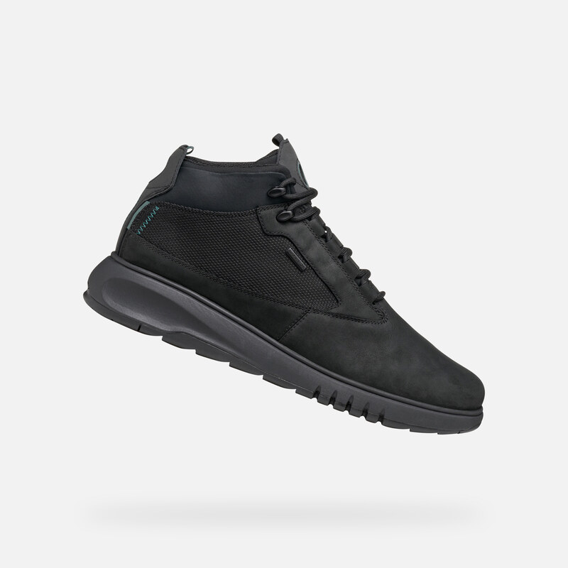 Mens Black Ankle Boots Geox Aerantis 4X4 ABX - Men 65233316