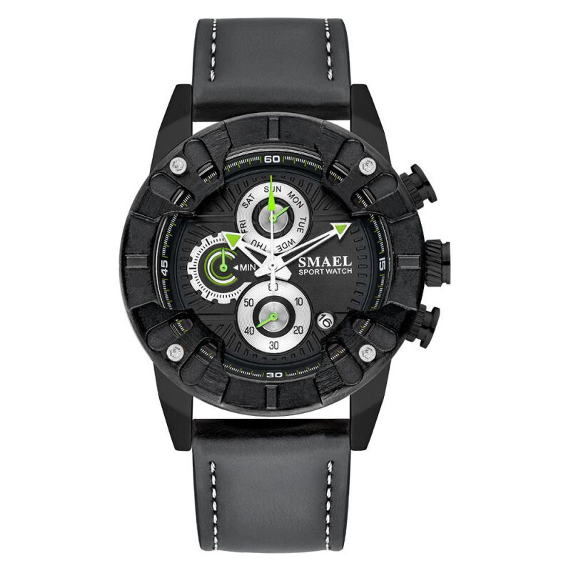 Smael 9155 Pánske analógové hodinky Strieborné 65224474