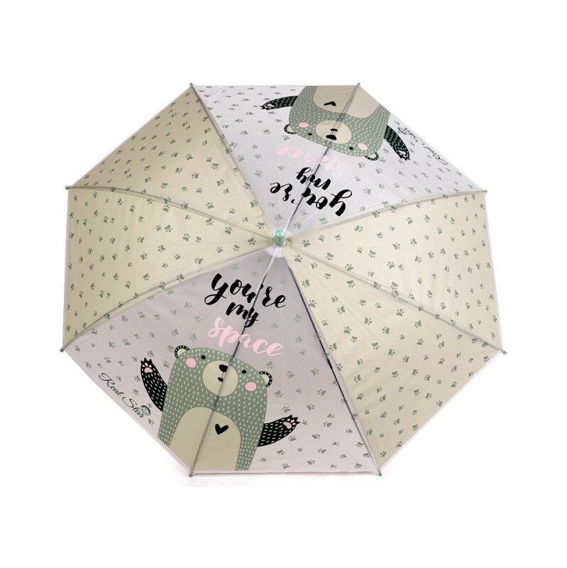 Carla Detský vystreľovací dáždnik medveď Zelený 65224531