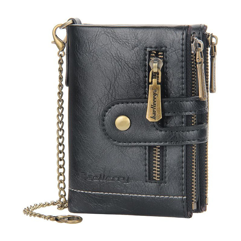 Baellerry pánska peňaženka s retiazkou Čierna 65224630