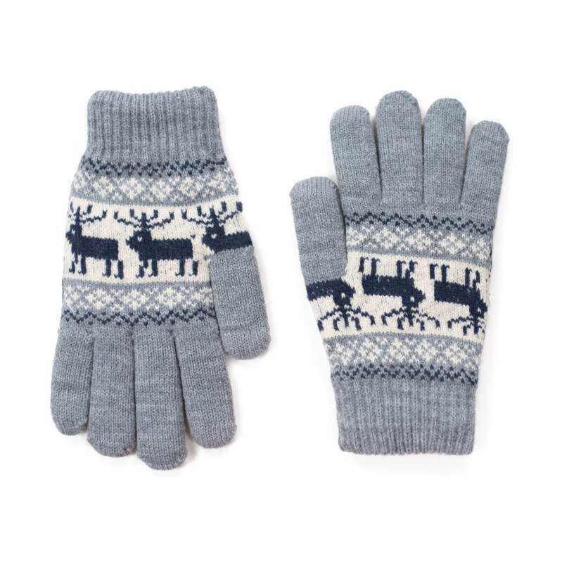 ArtOfPolo Pánske rukavice Sztokholm Šedé 65224678