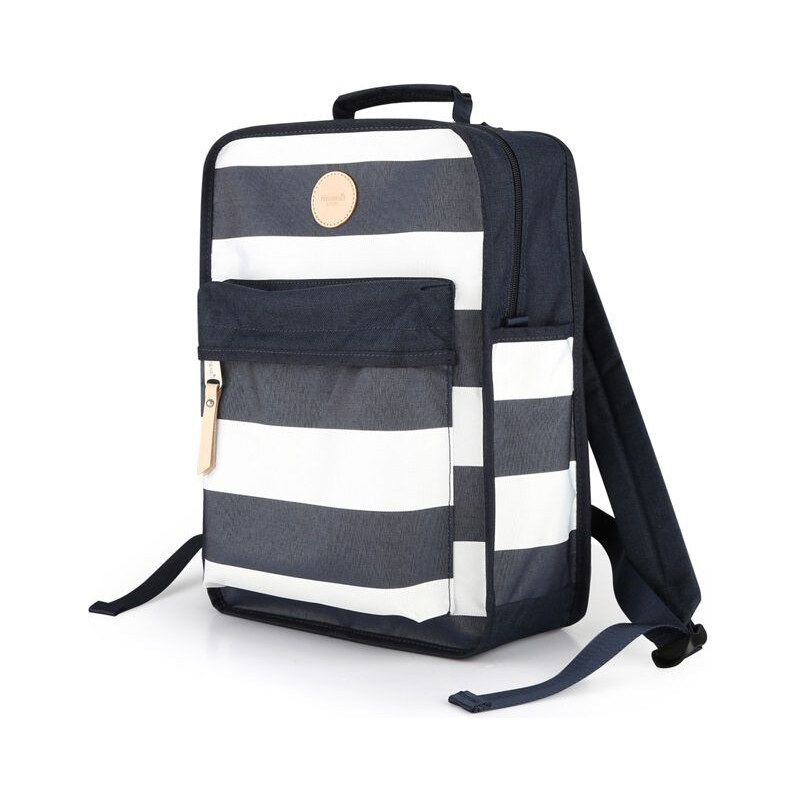 Himawari mestský batoh LeBrock Čiernobiely 65224704