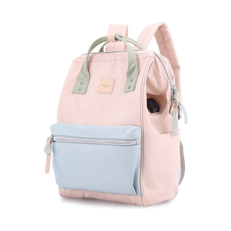 Himawari dámsky batoh USB port Turner Ružový 65224730