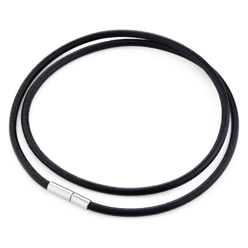 Lodestar Kožený hladký náhrdelník 21-60cm / 2-4mm 65224807