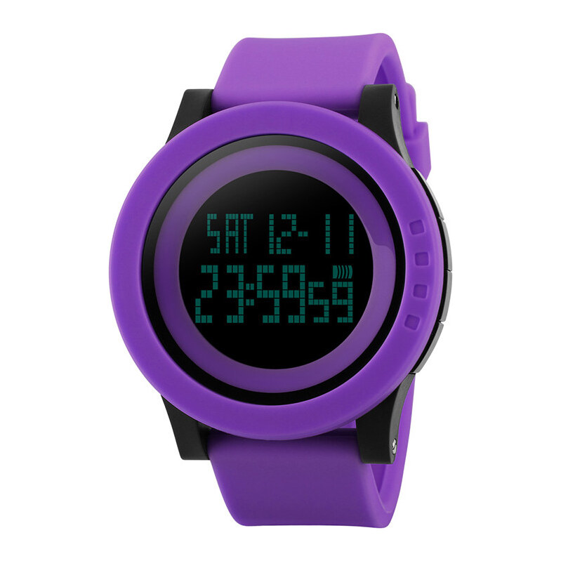 SKMEI 1142 dámske hodinky Grande Neon Full Fialové 65224908