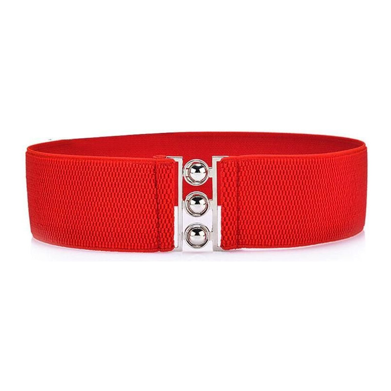 Lifestyle Dámsky opasok na šaty s prackou Freya Červený 65225107