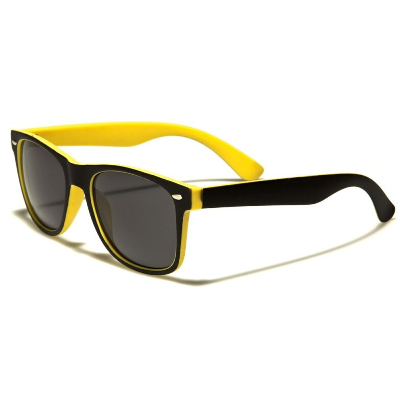 PolarSpex Retro Unisex Slnečné okuliare wayfarer RUBBER Žlté 65225292