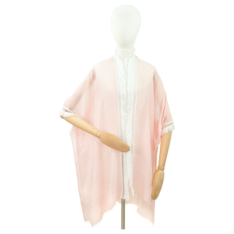 ArtOfPolo pončo na plavky Pareo letný vánok Ružové 65225264