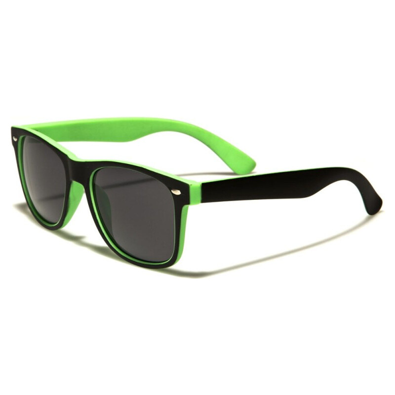 PolarSpex Retro Unisex Slnečné okuliare wayfarer RUBBER Zelené 65225293