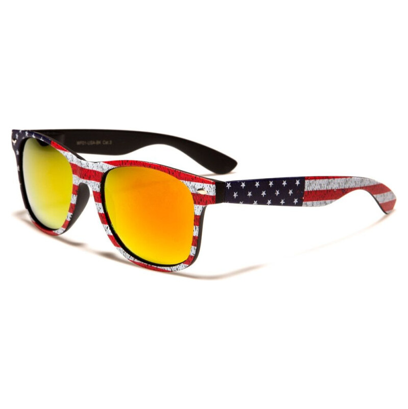 Retro Optic Retro Unisex Slnečné okuliare wayfarer USA Oranžové 65225296