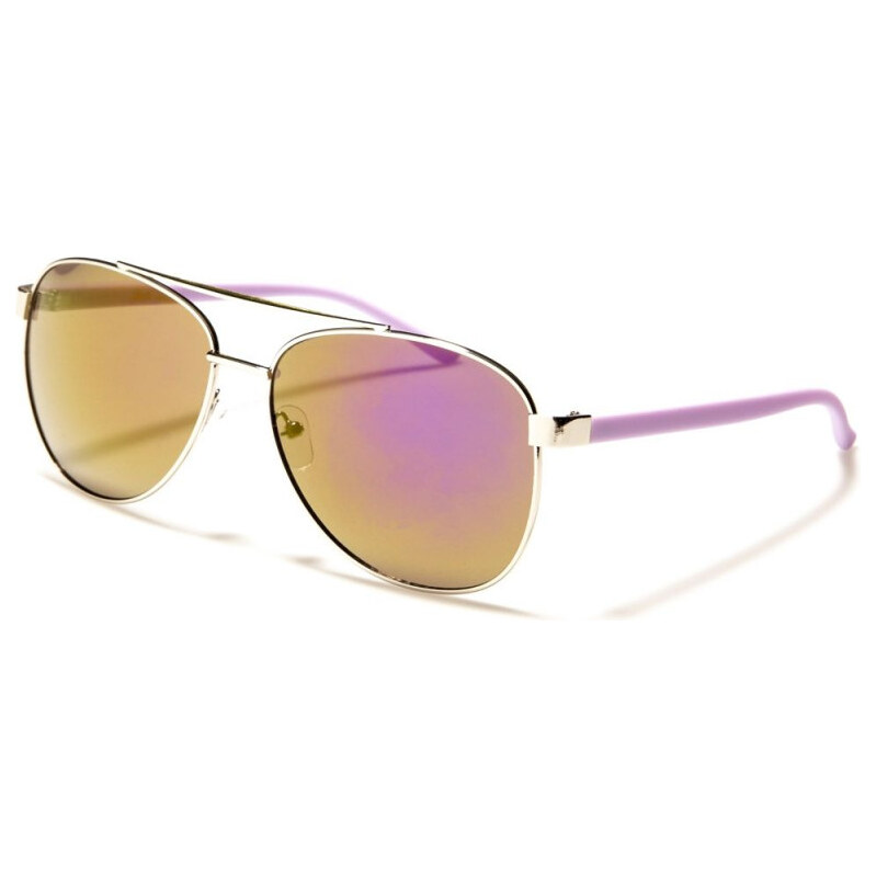 Olympic eyewear GISELLE dámske Slnečné okuliare Elegan Aviator Fialové 65225346