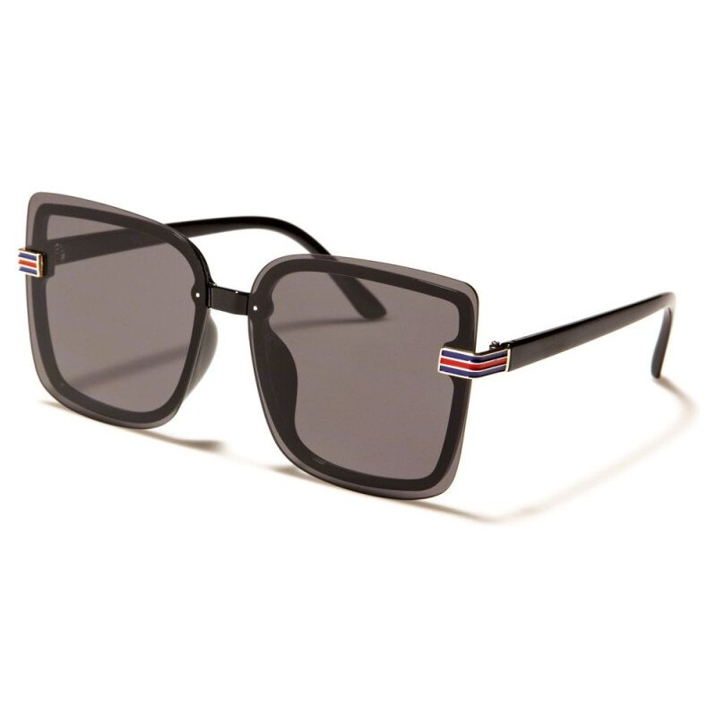 Olympic eyewear VG SQUARE dámske Slnečné okuliare Čierne 65225358