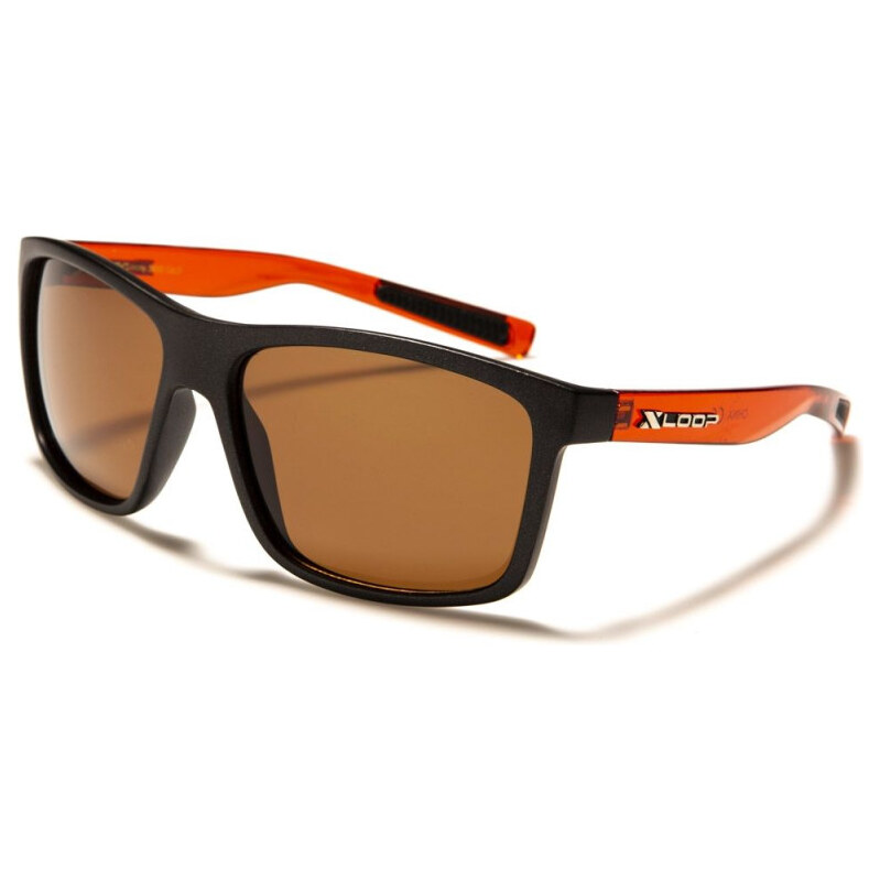 Olympic eyewear Xloop klasické Pánske polarizačné okuliare Oranžové 65225398