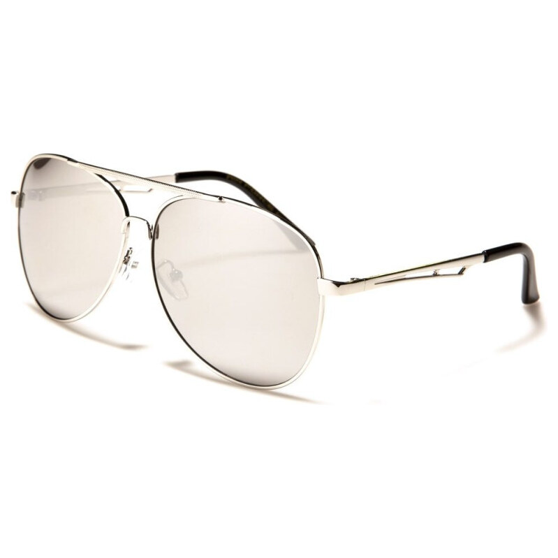 Olympic eyewear Air force Unisex Aviator slnečné okuliare Strieborné 65225445