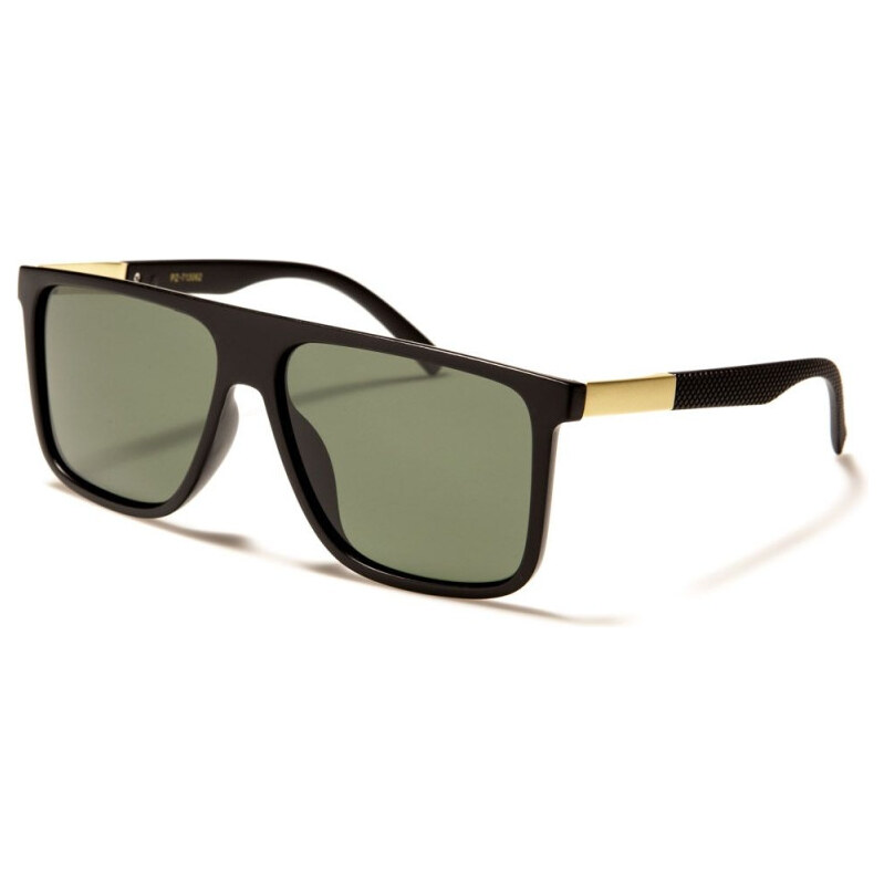 PolarSpex POLARIZED CLASSIC FLAT TOP slnečné okuliare Zelené matné 65225482