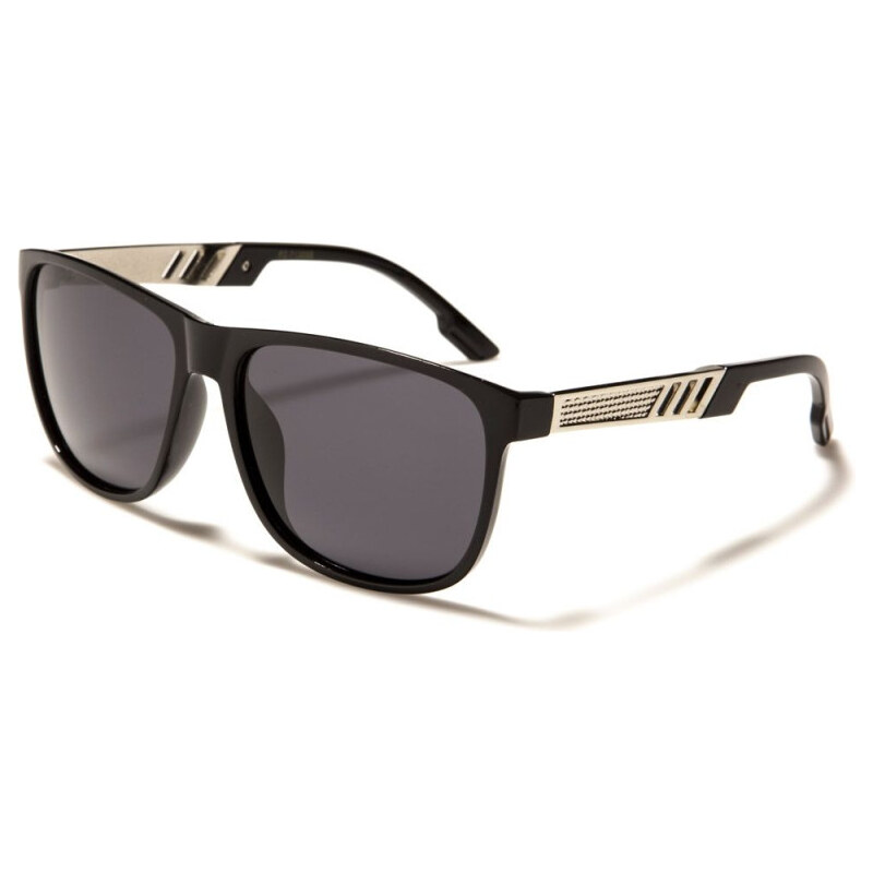 PolarSpex POLARIZED CLASSIC OVAL slnečné okuliare Lesklé-strieborné 65225486