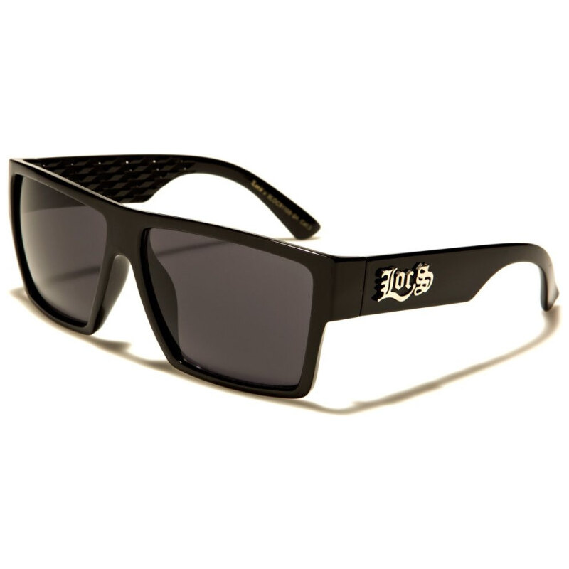 Olympic eyewear Locs Pánske štvorcové slnečné okuliare Čierne 65225554