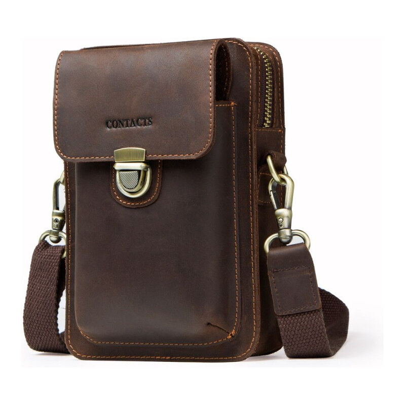 Contacts pánska kožená taška aj ľadvinka Suarez 65225632