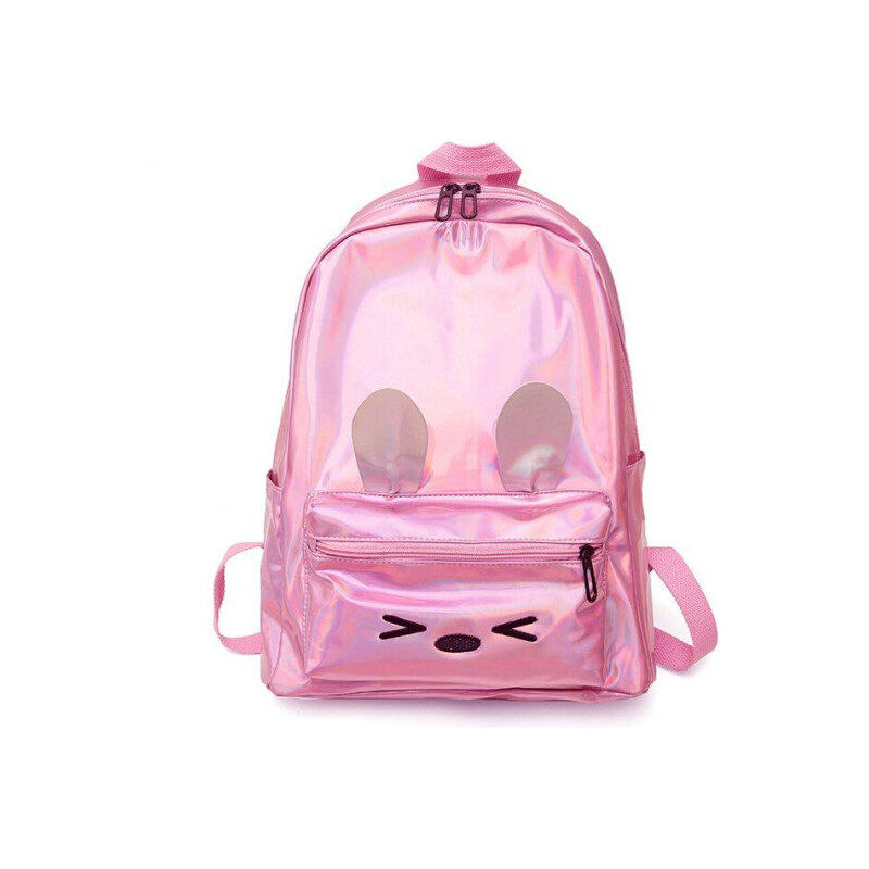 Lifestyle Dievčenský Holografický batôžtek Králiček ružový 65225684