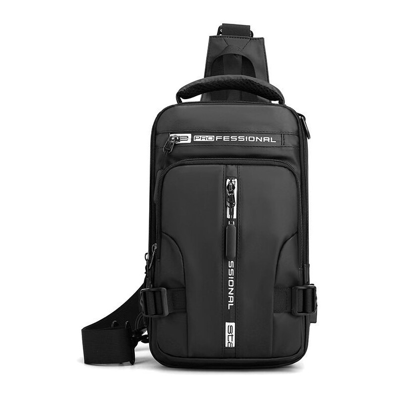 WEIXIER Profesional batoh cez rameno s USB Čierny 65225691