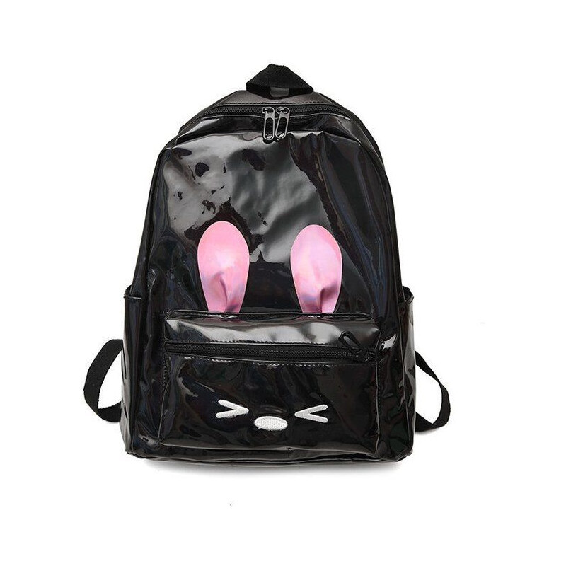 Lifestyle Dievčenský Holografický batôžtek Králiček čierny 65225685