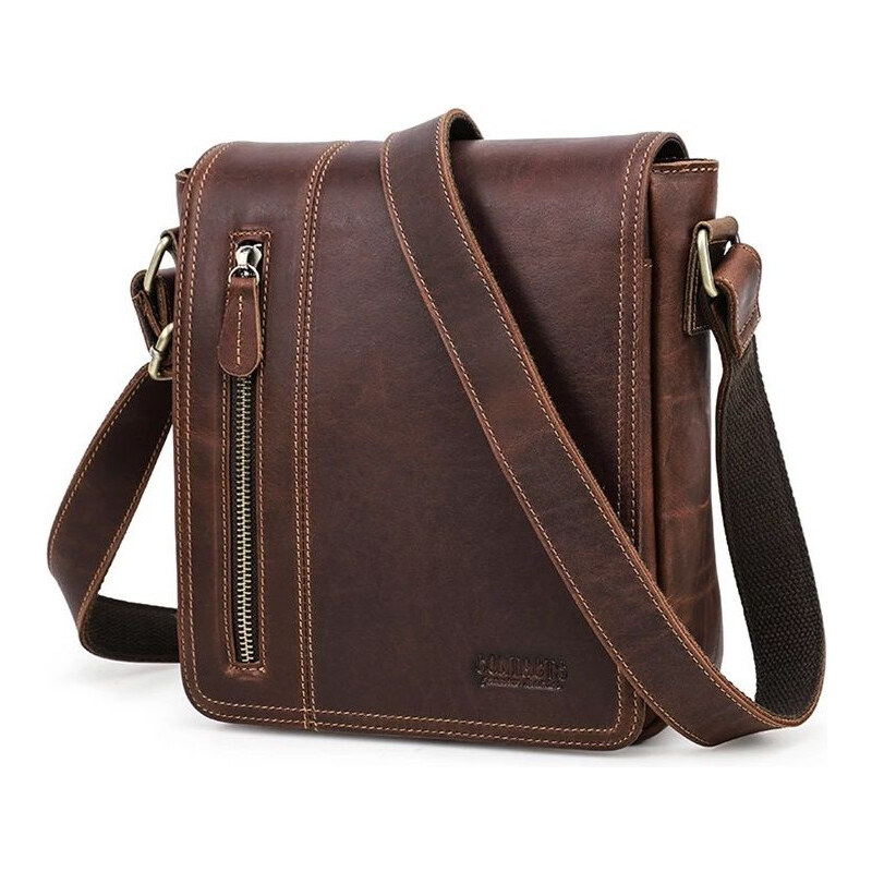 Contacts pánska kožená taška cez rameno Badillo 65225856