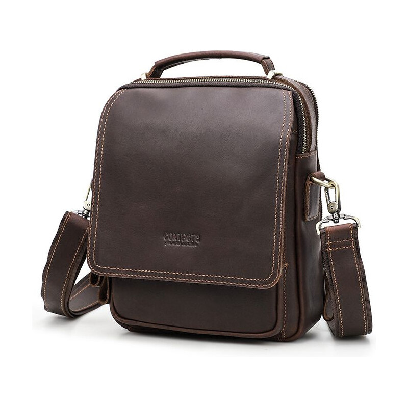 Contacts pánska kožená taška cez rameno Granado 65225857