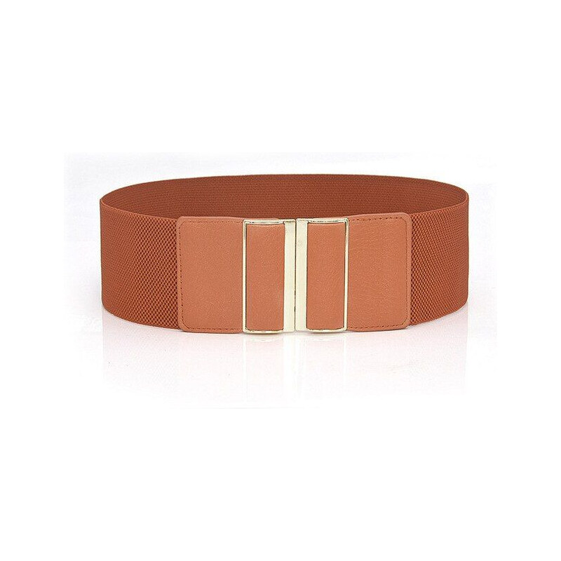 Lifestyle Dámsky opasok na šaty s prackou Tejada Hnedý 65225893