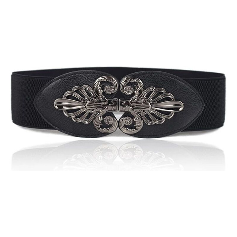 Lifestyle Dámsky strečový opasok na šaty Vintage s prackou Becer 65226004