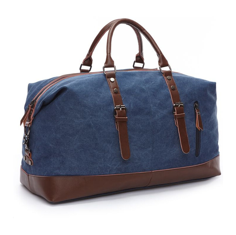 Canvasio cestovná canvas taška Beloun Modrá 45 l 65226042